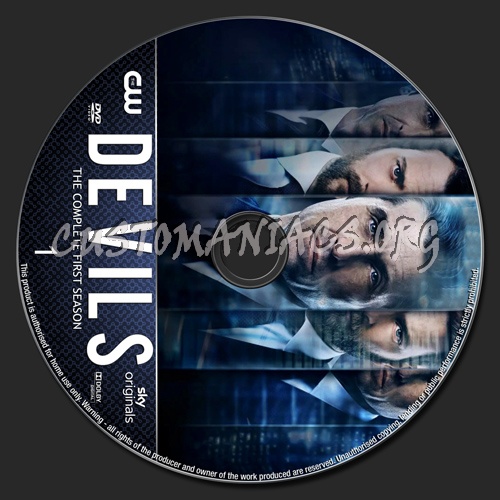 Devils Season 1 dvd label