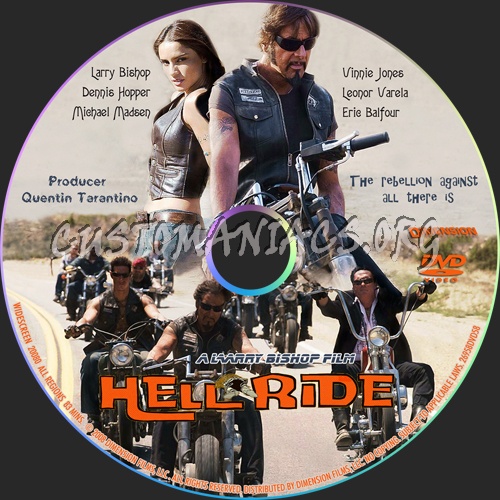 Hell Ride dvd label