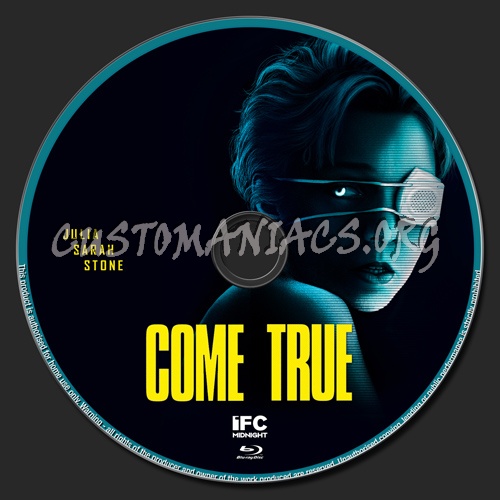 Come True blu-ray label