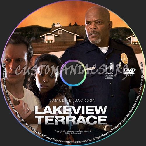 Lakeview Terrace dvd label