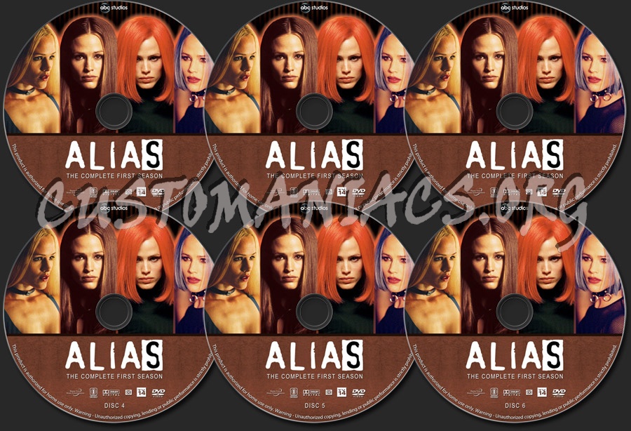 Alias - Season 1 dvd label