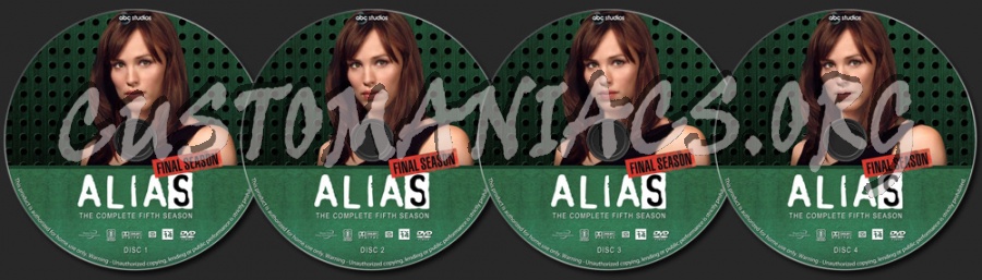 Alias - Season 5 dvd label