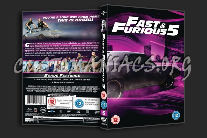 Fast & Furious 5 dvd cover