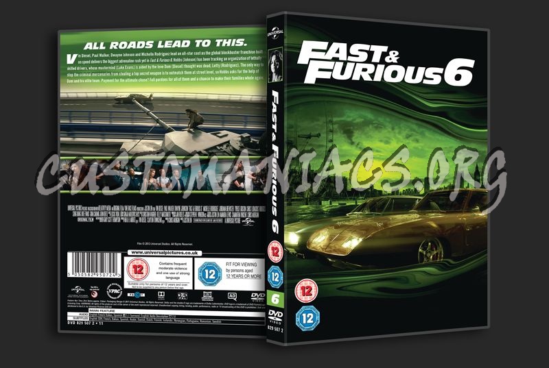 Fast & Furious 6 dvd cover