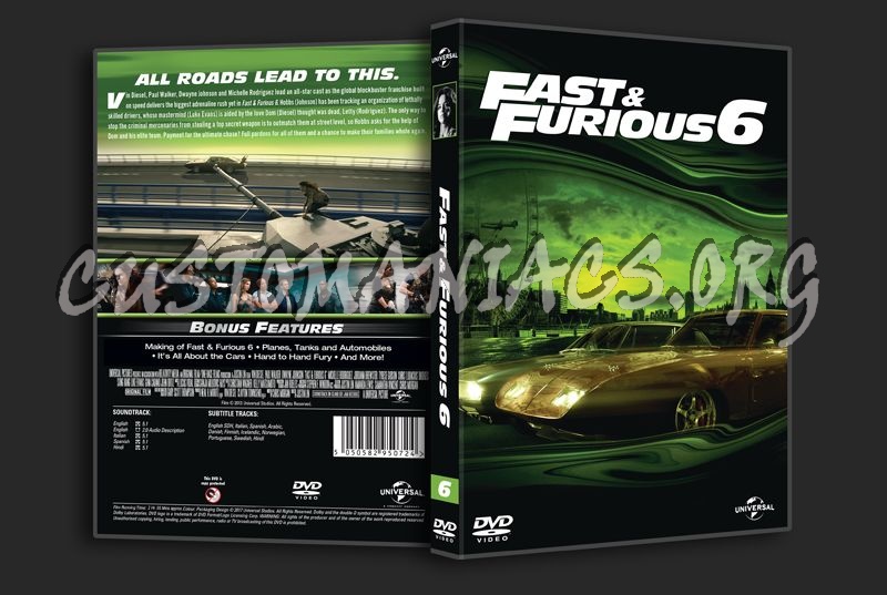 Fast & Furious 6 dvd cover