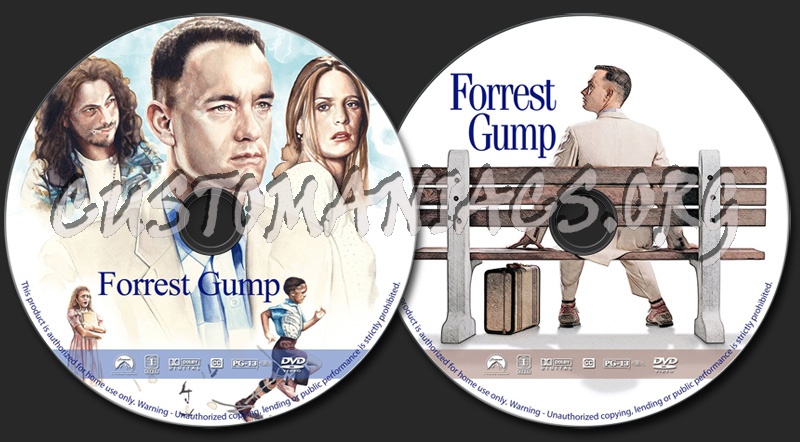 Forrest Gump dvd label