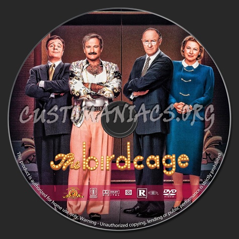 The Birdcage dvd label