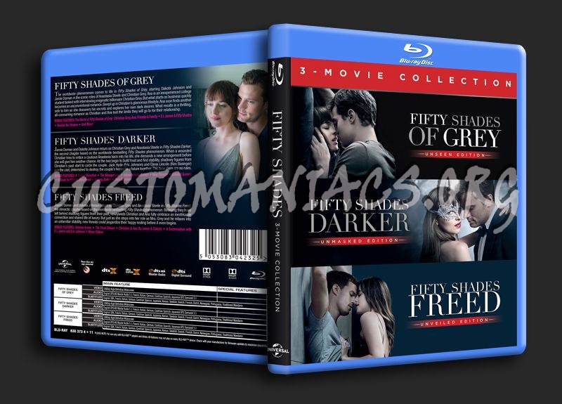 Fifty Shades 3-Movie Collection blu-ray cover