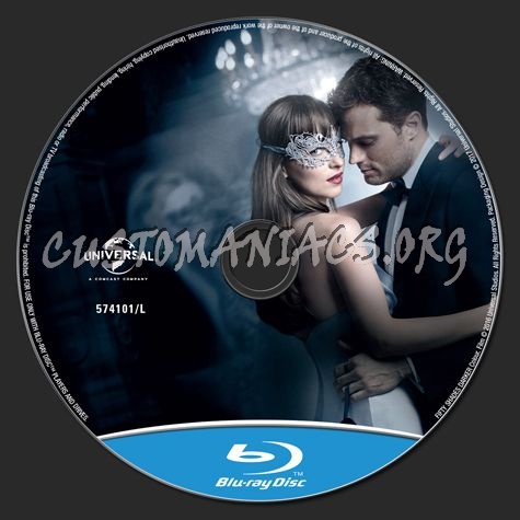 Fifty Shades Darker blu-ray label