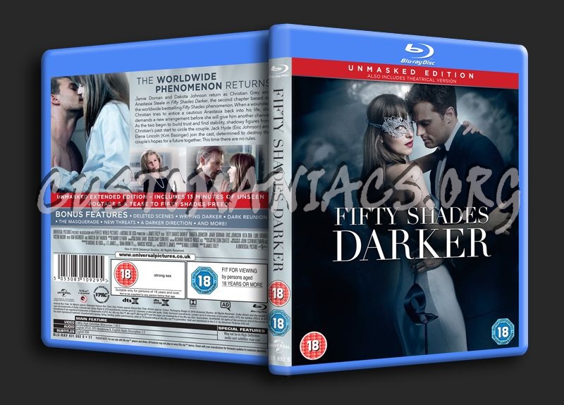 Fifty Shades Darker blu-ray cover