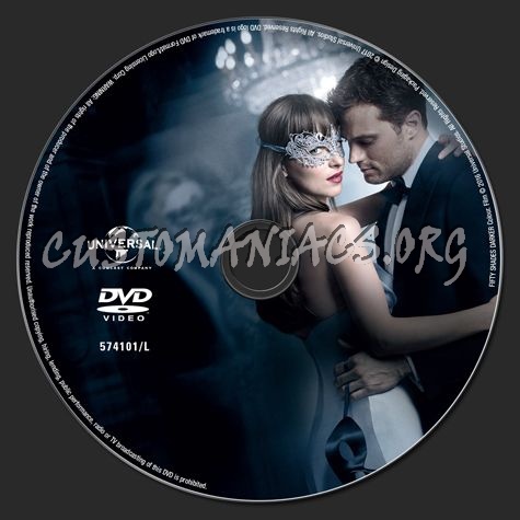 Fifty Shades Darker dvd label