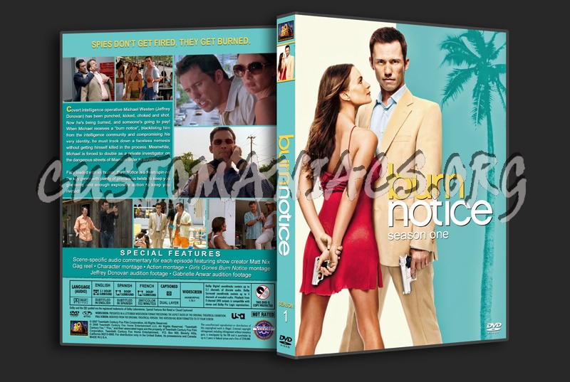 Burn Notice - The Complete Series dvd cover