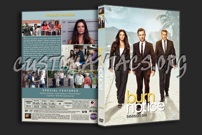 Burn Notice - The Complete Series dvd cover