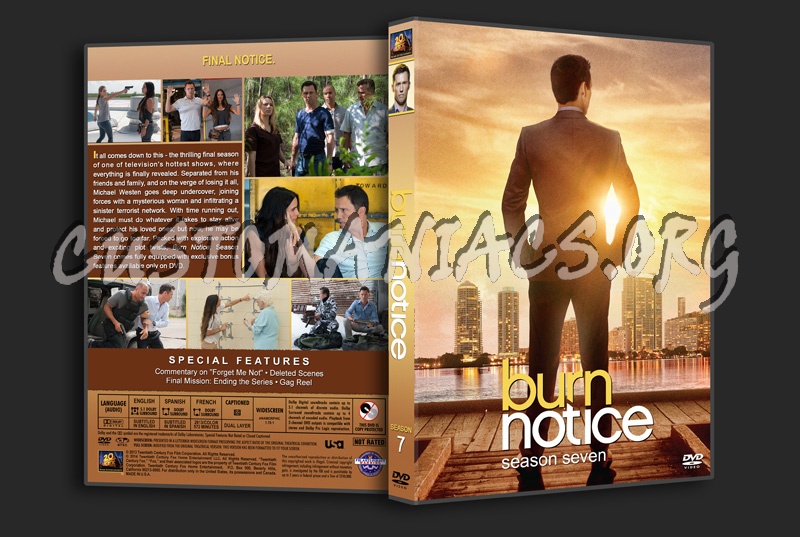 Burn Notice - The Complete Series dvd cover