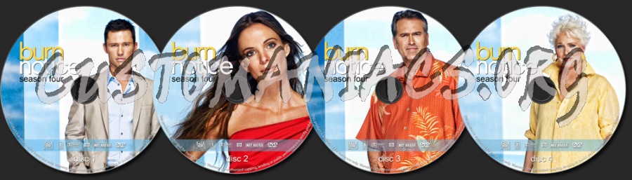 Burn Notice - Season 4 dvd label