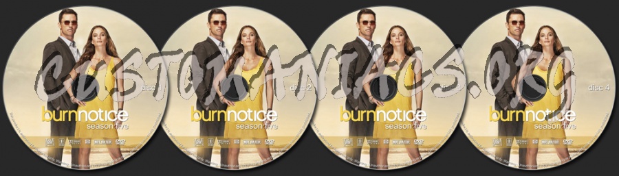 Burn Notice - Season 5 dvd label