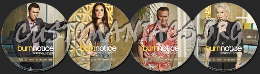 Burn Notice - Season 7 dvd label