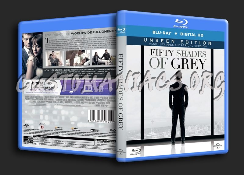 Fifty Shades of Grey blu-ray cover