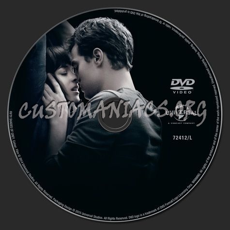 Fifty Shades of Grey dvd label