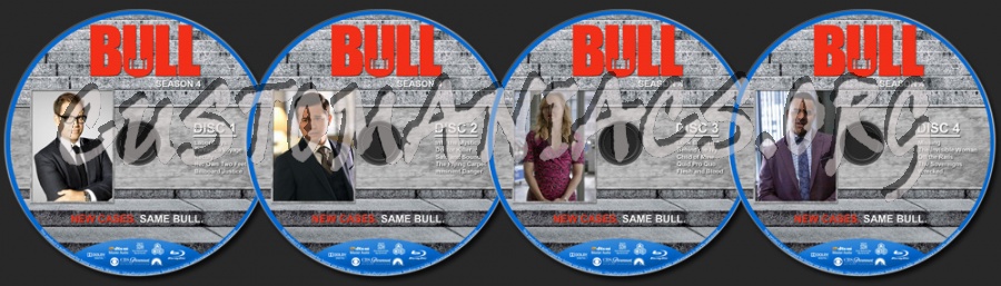 Bull - Season 4 blu-ray label