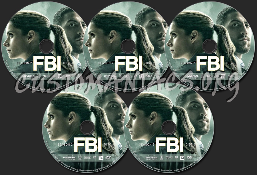 FBI - Season 2 dvd label