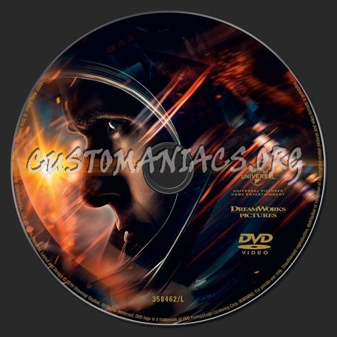 First Man dvd label