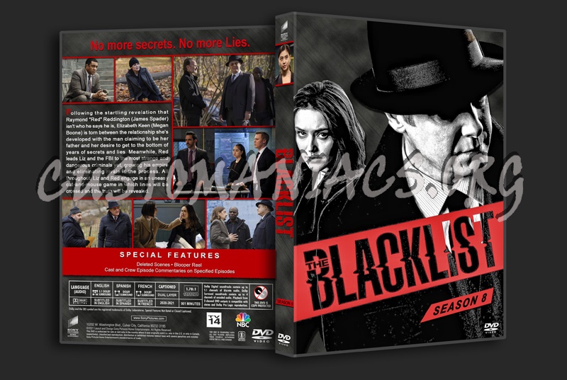 The Blacklist - Season 8 dvd cover - DVD Covers & Labels by ...