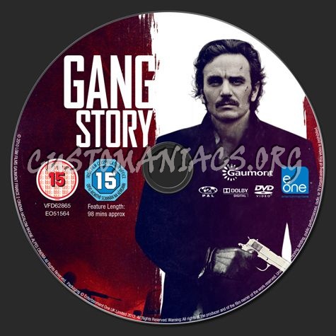 Gang Story dvd label