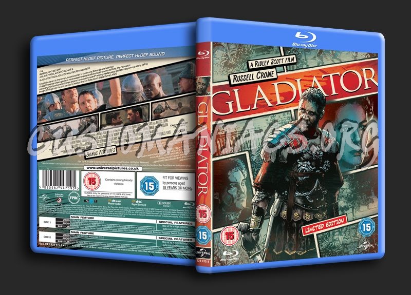 Gladiator blu-ray cover