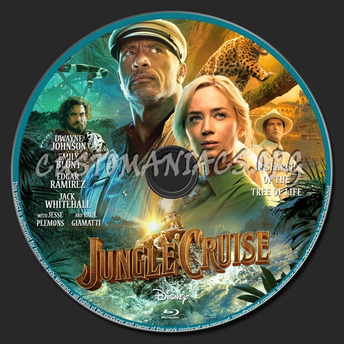 Jungle Cruise blu-ray label