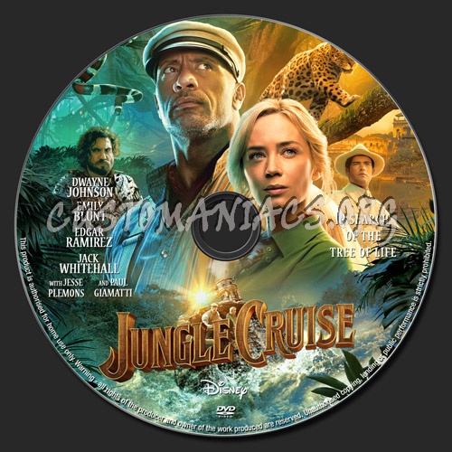 Jungle Cruise dvd label