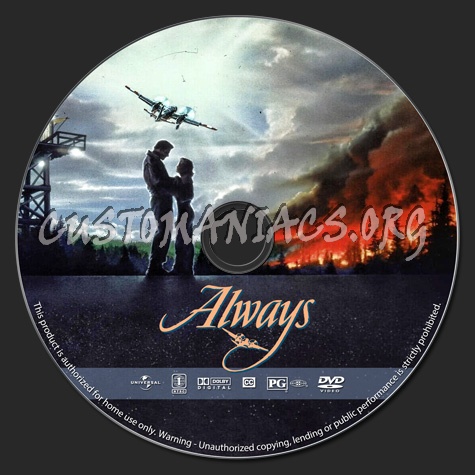 Always dvd label