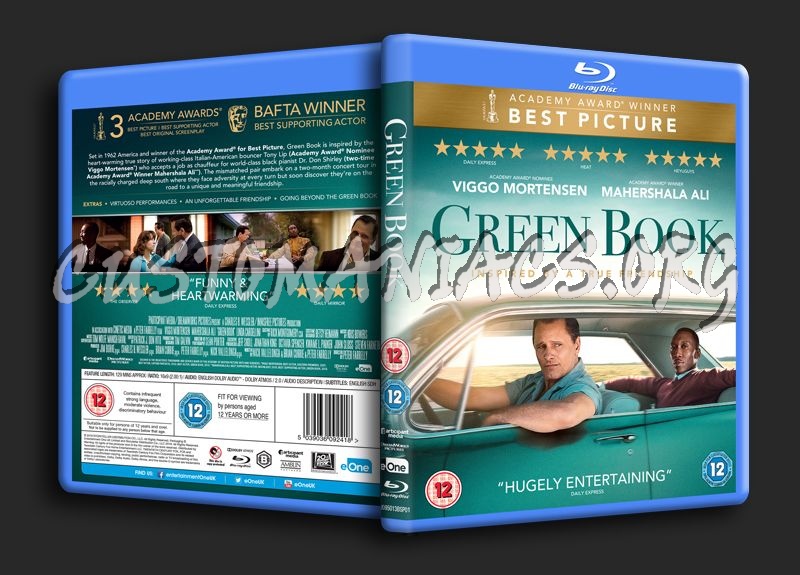 Green Book blu-ray cover