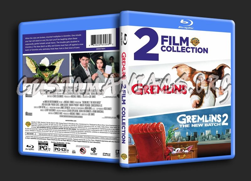 Gremlins 2 Film Collection blu-ray cover