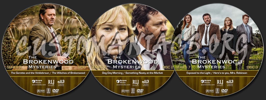 The Brokenwood Mysteries - Series 7 dvd label