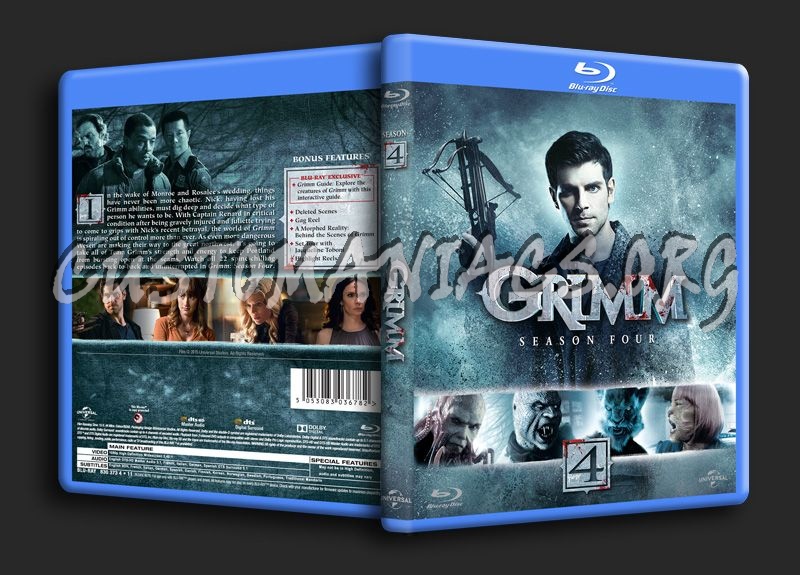 Grimm Season 4 blu-ray cover