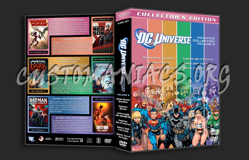 DC Animated Collection - Volume 9 dvd cover