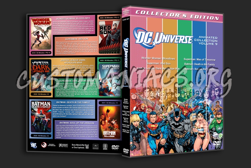 DC Animated Collection - Volume 9 dvd cover