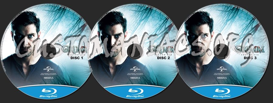 Grimm Season 6 blu-ray label