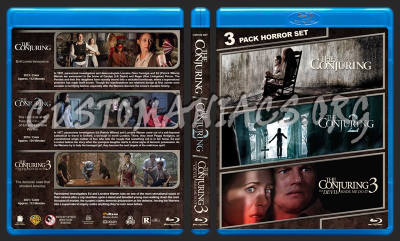 The Conjuring Triple Feature blu-ray cover