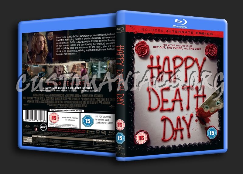 Happy Death Day blu-ray cover