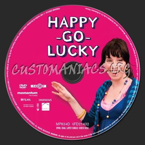 Happy Go Lucky dvd label