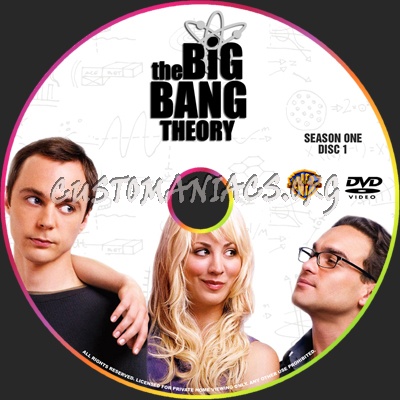 The Big Bang Theory dvd label