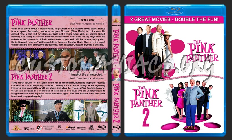 The Pink Panther Double Feature blu-ray cover