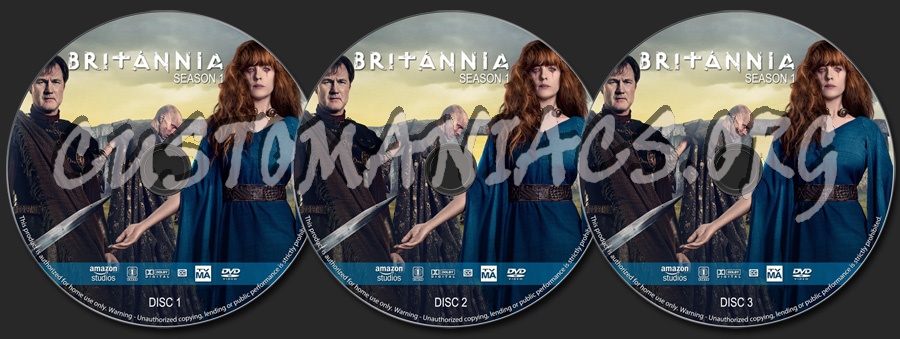 Britannia - Season 1 dvd label