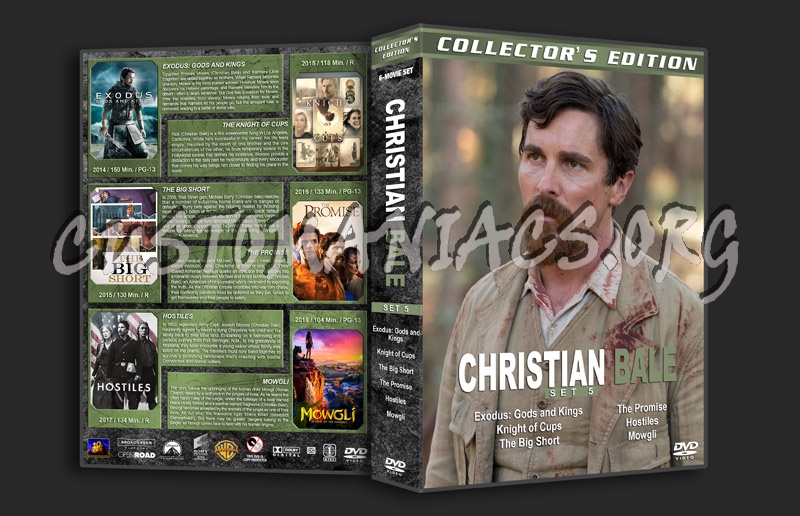 Christian Bale Collection - Set 5 dvd cover