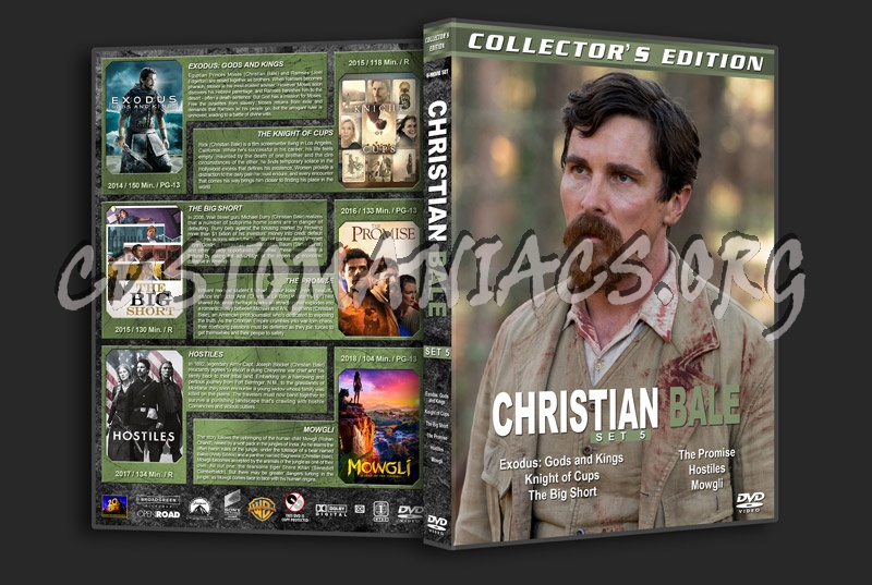 Christian Bale Collection - Set 5 dvd cover