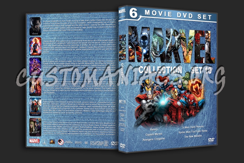 Marvel Collection - Set 10 dvd cover