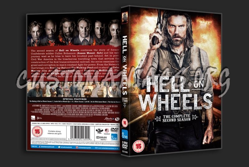 Hell on Wheels Season 2 dvd cover