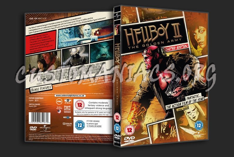 Hellboy 2 dvd cover